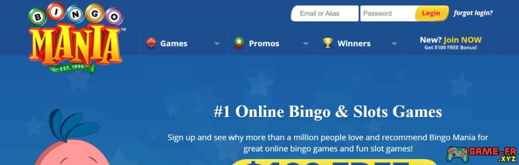bingo Mania site