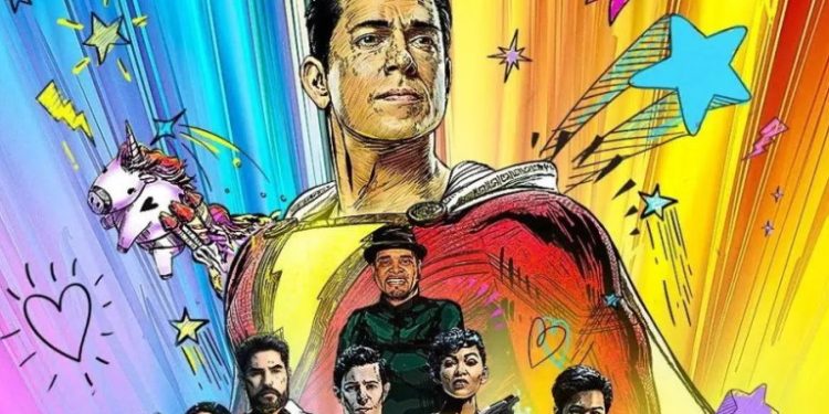 پایان پروسه فیلم‌برداری Shazam 2 با انتشار یک تصویر