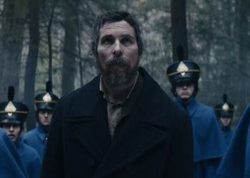 پوستر فیلم The Pale Blue Eye با هنرنمایی کریستین بیل
