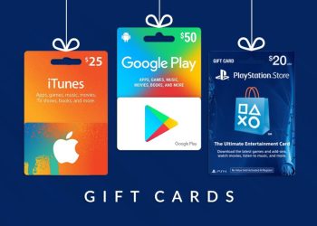 فروش گیفت کارت‌های بازی و اپلیکیشن