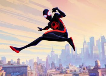 تصویری از شهر مامبتن از انیمیشن Spider-Man: Across the Spider-Verse