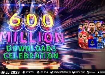 بازی eFootball 2023 بیش از ۶۰۰ میلیون بار دانلود شده است