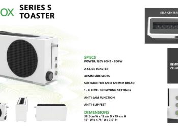 تصویری از توستر ایکس باکس سری اس منتشر شد