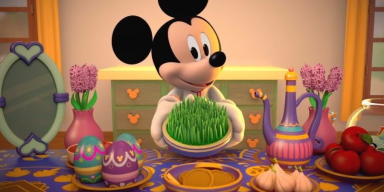 تبریک عید باستانی نوروز توسط کمپانی دیزنی