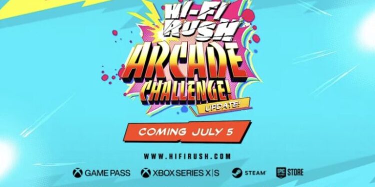 از DLC بازی Hi-Fi Rush با نام Arcade Challenge! Update رونمایی شد