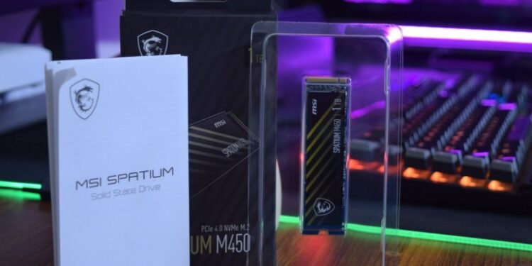 معرفی اس اس دی سریع MSI SPATIUM M450