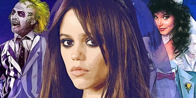 انتشار تصاویری از پشت صحنه Beetlejuice 2 با حضور جنا اورتگا