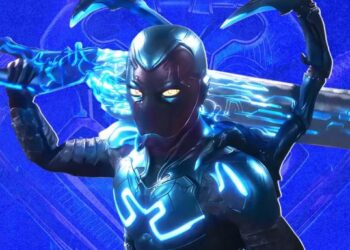 پوستر جذاب فیلم ابرقهرمانی Blue Beetle