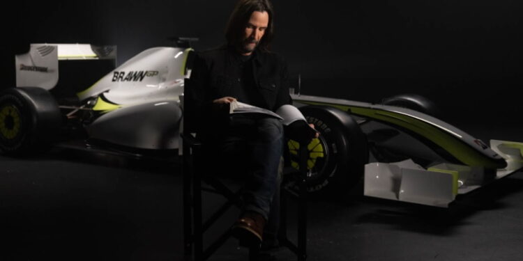 تصویری از کیانو ریوز در مستند Brawn: The Impossible Formula 1 Story منتشر شد