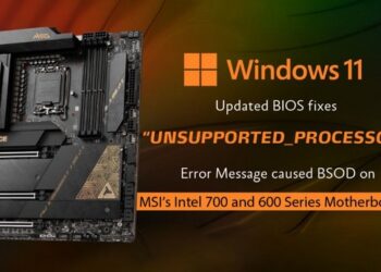 حل مشکل خطای UNSUPPORTED_PROCESSOR توسط MSI با اپدیت بایوس