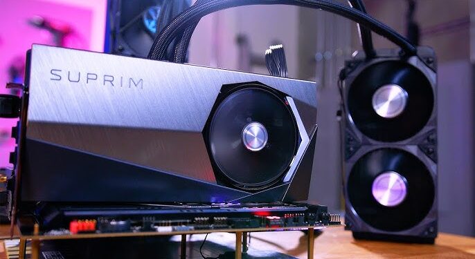 کارت گرافیک قدرتمند MSI RTX 4090 SUPRIM LIQUID X در بازار داخلی