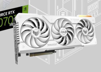 مژده به عاشقان کارت گرافیک های سفید، TUF GAMING RTX 4070TI ایسوس در نسخه سفید به بازار آمد