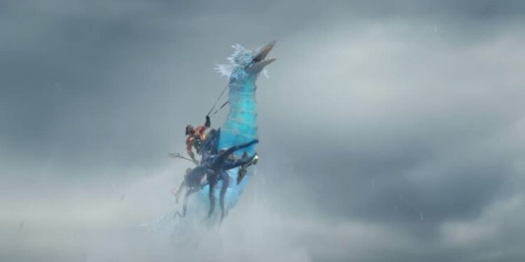 سواری آکوامن با اسب دریایی در تریلر تازه فیلم Aquaman and the Lost Kingdom