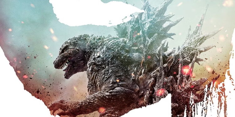تصویری از گودزیلا در فیلم Godzilla Minus One منتشر شد
