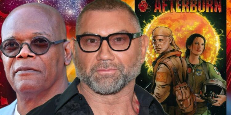 حضور دیو باتیستا و ساموئل ال. جکسون در اقتباسی از کمیک Afterburn