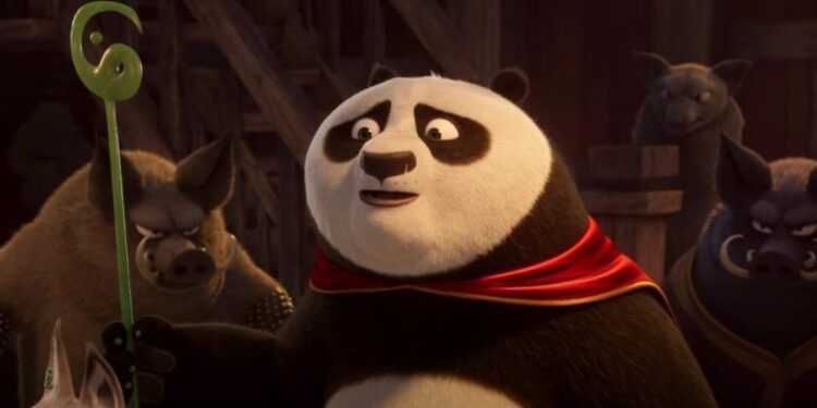 زد و خورد پو در ویدیو جدید Kung Fu Panda 4