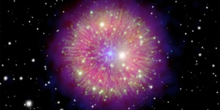 ببینید: تصاویر خیره‌کننده از یک انفجار ۸۰۰ ساله