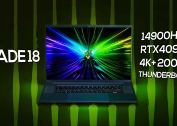 لپ تاپ گیمینگ ۴,۸۰۰ دلاری Razer شامل صفحه نمایش ۴K و کارت گرافیک RTX 4090 می‌شود