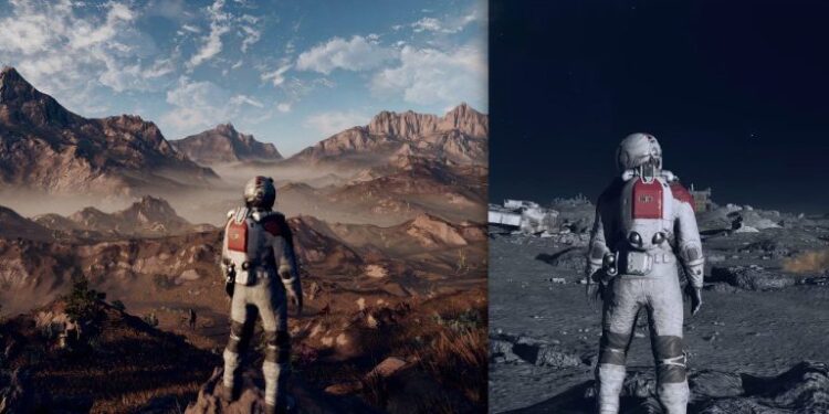 گیم‌پلی وسیله نقلیۀ زمینی بازی Starfield لو رفت