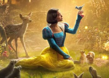 اولین پوستر فیلم Snow White ریچل زگلر در میان حیوانات را نشان می‌دهد