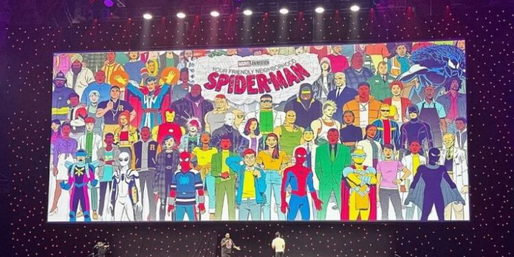 ویدیویی از انیمیشن سریالی Your Friendly Neighborhood Spider-Man در D23 منتشر شد