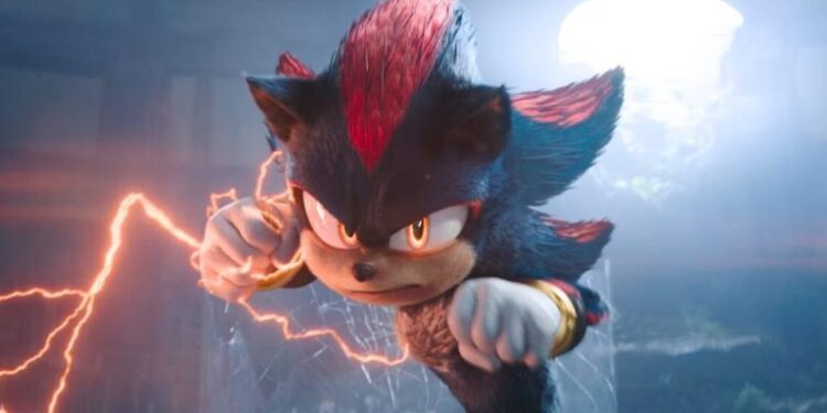 پوستر جدید فیلم Sonic the Hedgehog 3 شادو را نشان می‌دهد