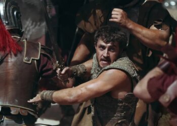 تصاویری از پشت صحنه فیلم Gladiator 2 منتشر شد