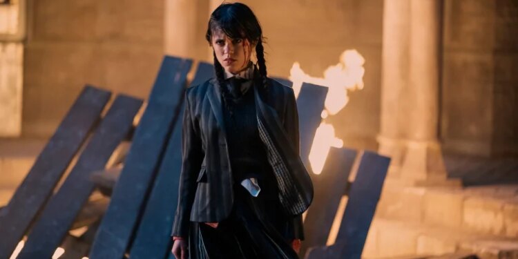 تصویر جدیدی از جنا اورتگا در فصل دوم سریال Wednesday منتشر شد