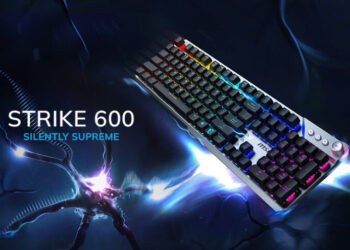کیبورد گیمینگ MSI Strike 600 بیصدا ولی پر حرف!